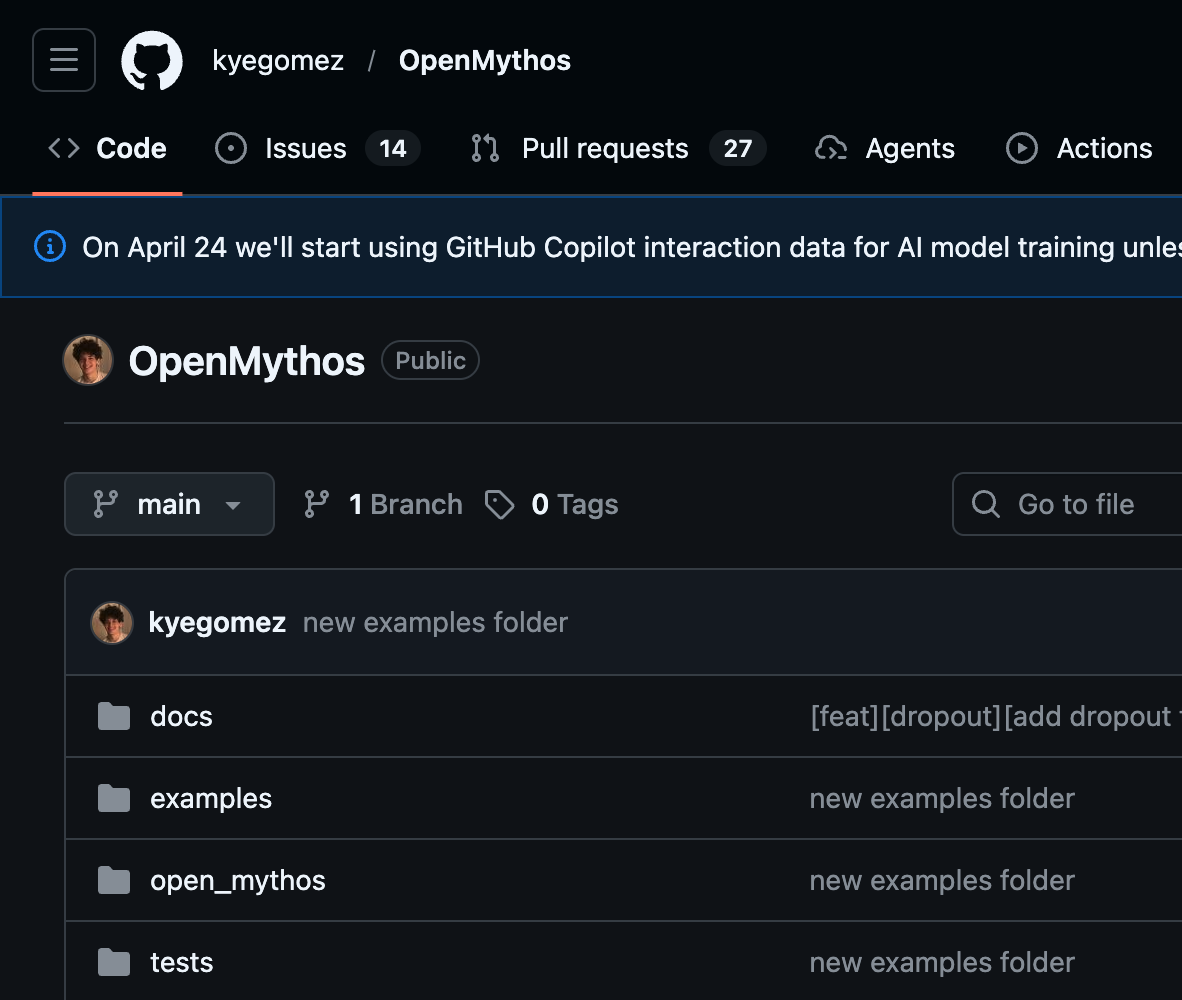 open mythos